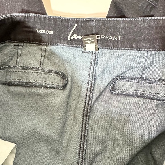 Lane Bryant Trouser Jeans Womens Size 22 Petite Denim Blue Tighter Tummy - Picture 5 of 8